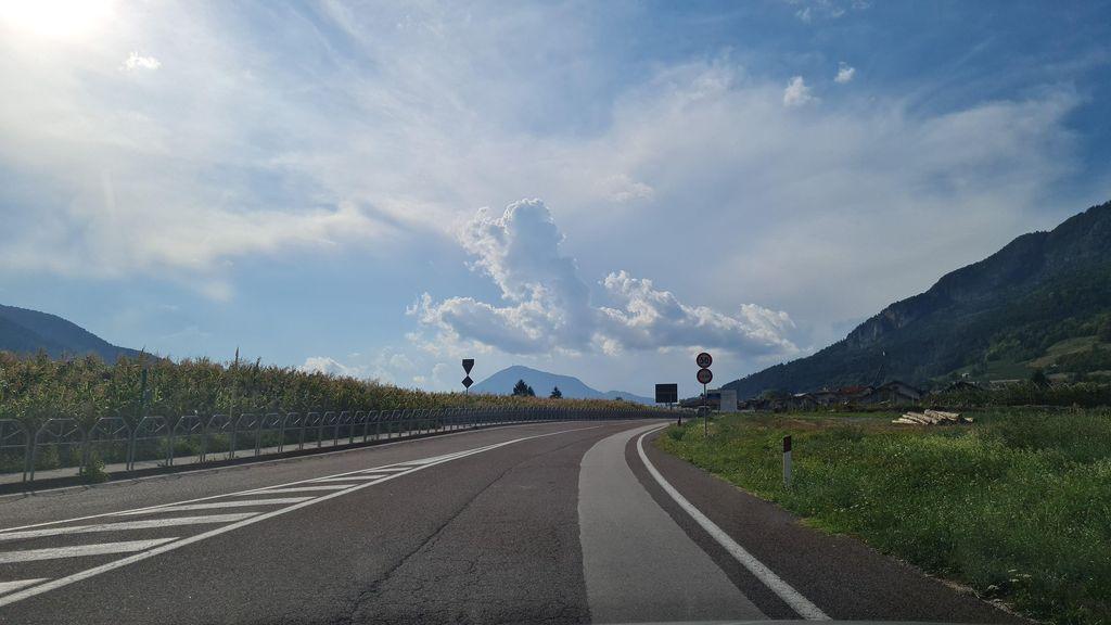 View at km 8