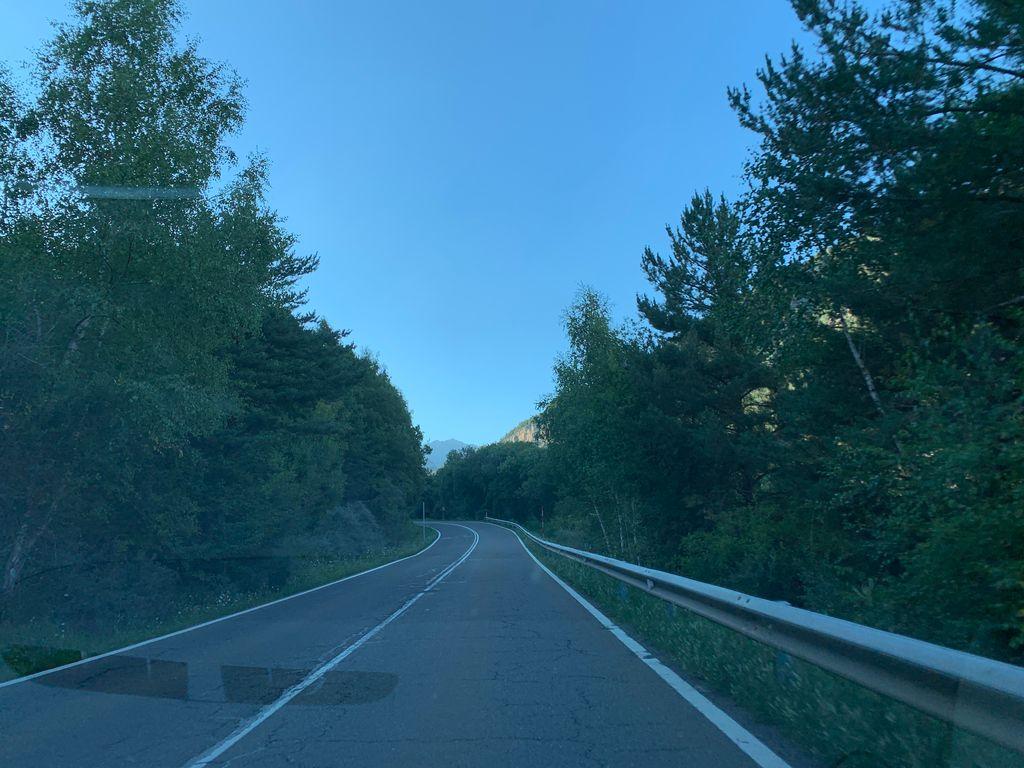 View at km 17.5