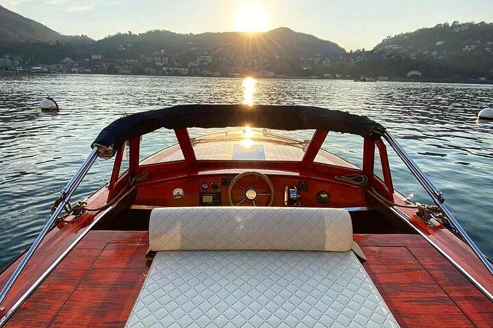 Lake Como Private Wooden Boat Tour & Italian Glamour