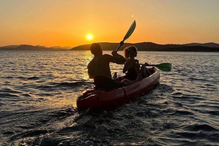 Sunset Kayak Tour with Snorkeling and Local Aperitif